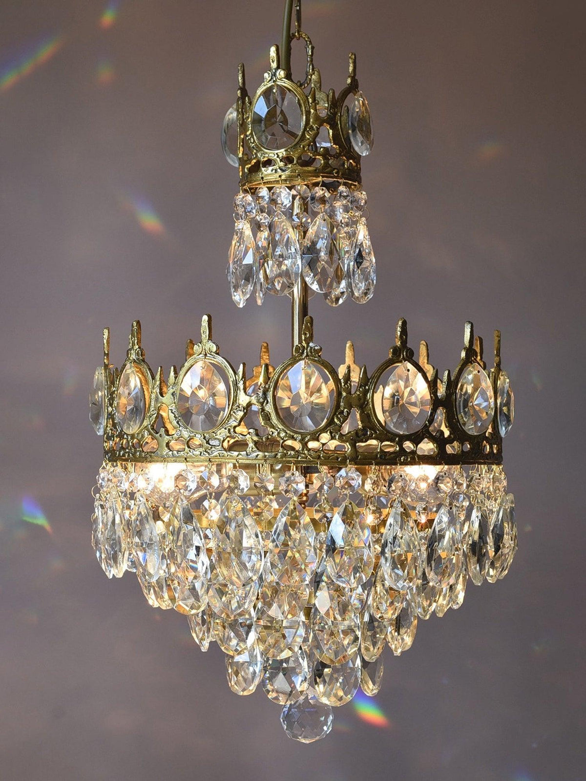 Luxeian Vintage Kristall-Kronleuchter