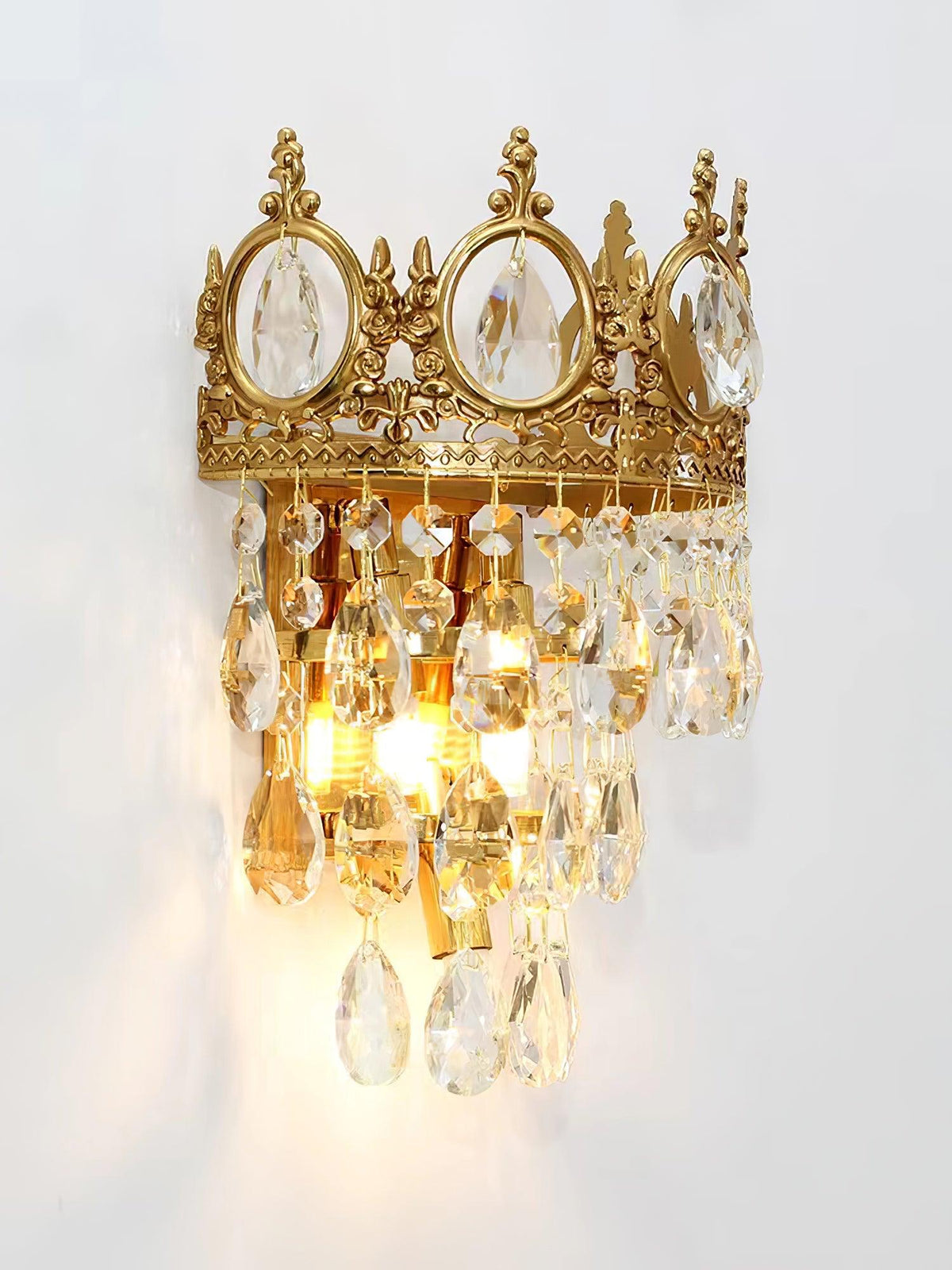 Ulliryra Vintage Kristall-Wandleuchte