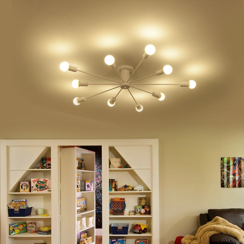 Valentina LED Pendelleuchte, Linear, 4 Farben, Metall, Wohnzimmer