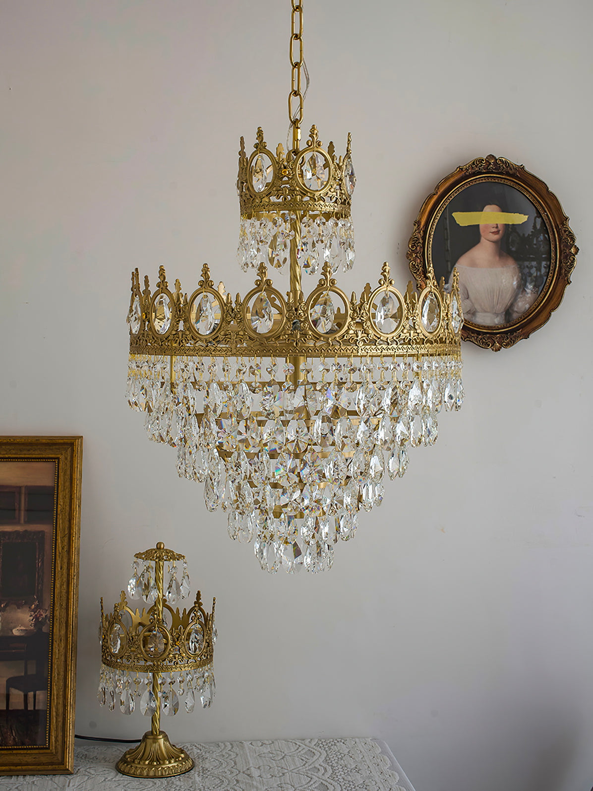 Luxeian Vintage Kristall-Kronleuchter