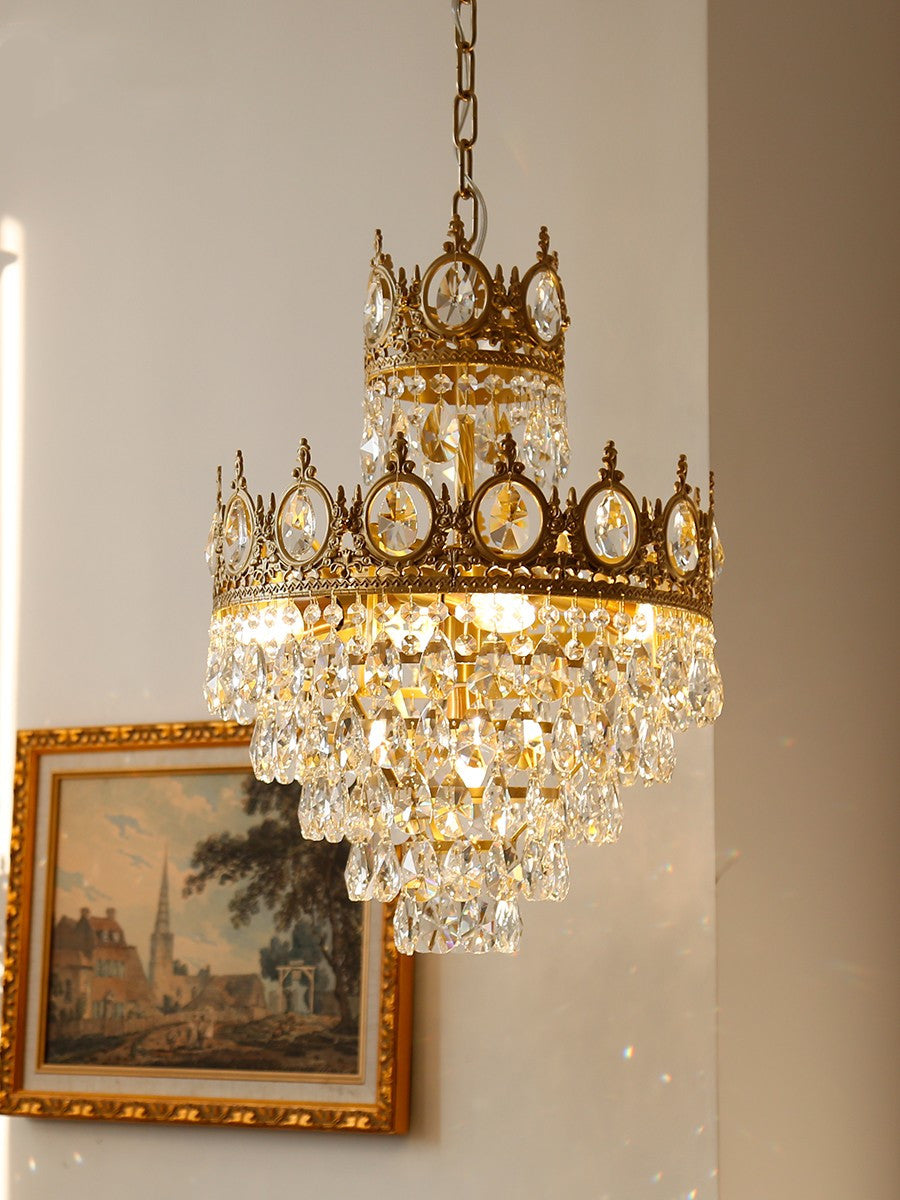 Luxeian Vintage Kristall-Kronleuchter