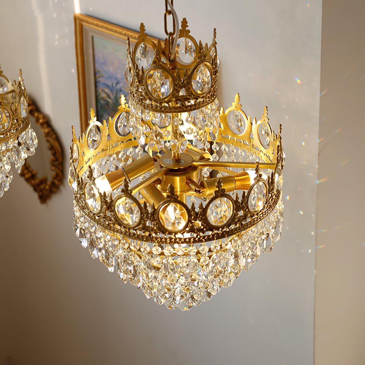 Luxeian Vintage Kristall-Kronleuchter