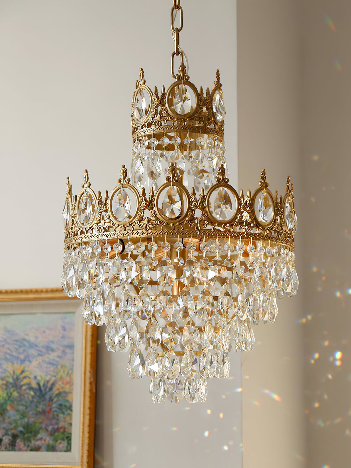 Luxeian Vintage Kristall-Kronleuchter