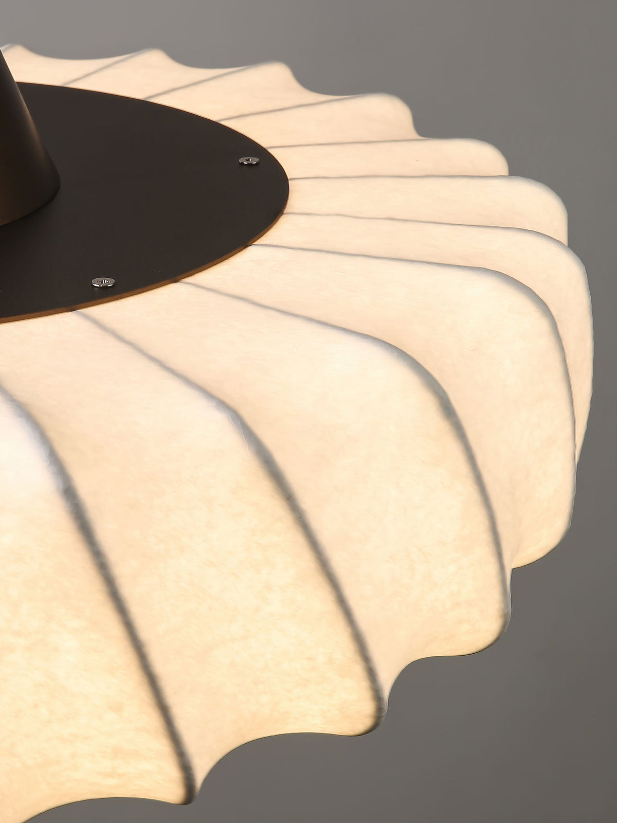 Zelore Swirl-Stoff-Pendelleuchte in Bronze