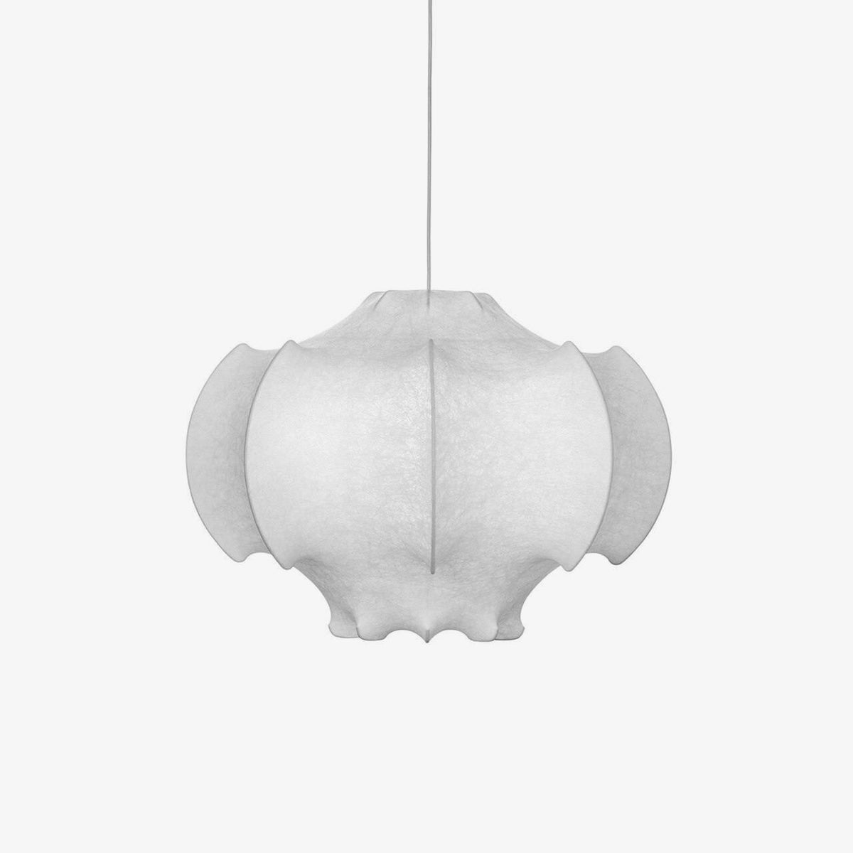 Lotus Minimalistische Seiden-Pendelleuchte