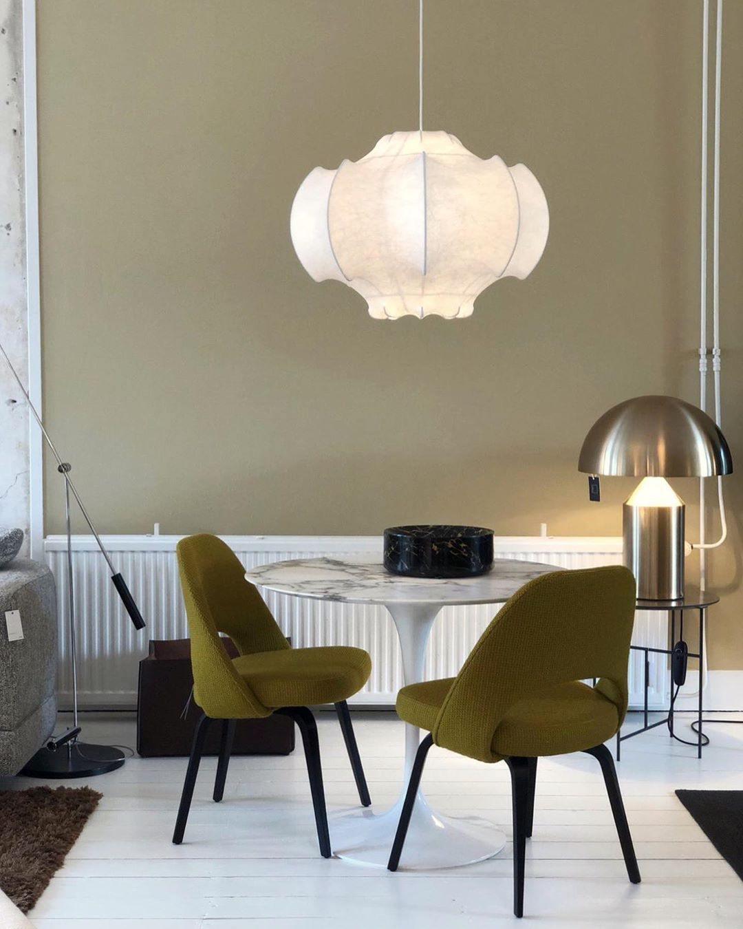Lotus Minimalistische Seiden-Pendelleuchte