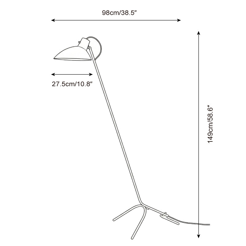 Liorinielle Curve Stehleuchte