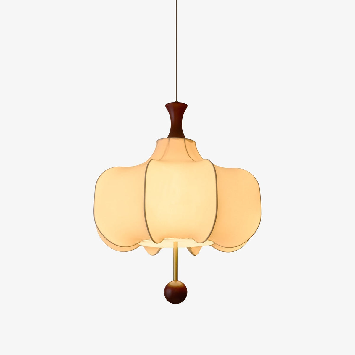 Venoryra Premium Elegance Cloud Pendelleuchte aus Holz