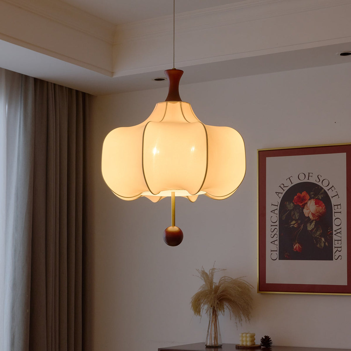 Venoryra Premium Elegance Cloud Pendelleuchte aus Holz
