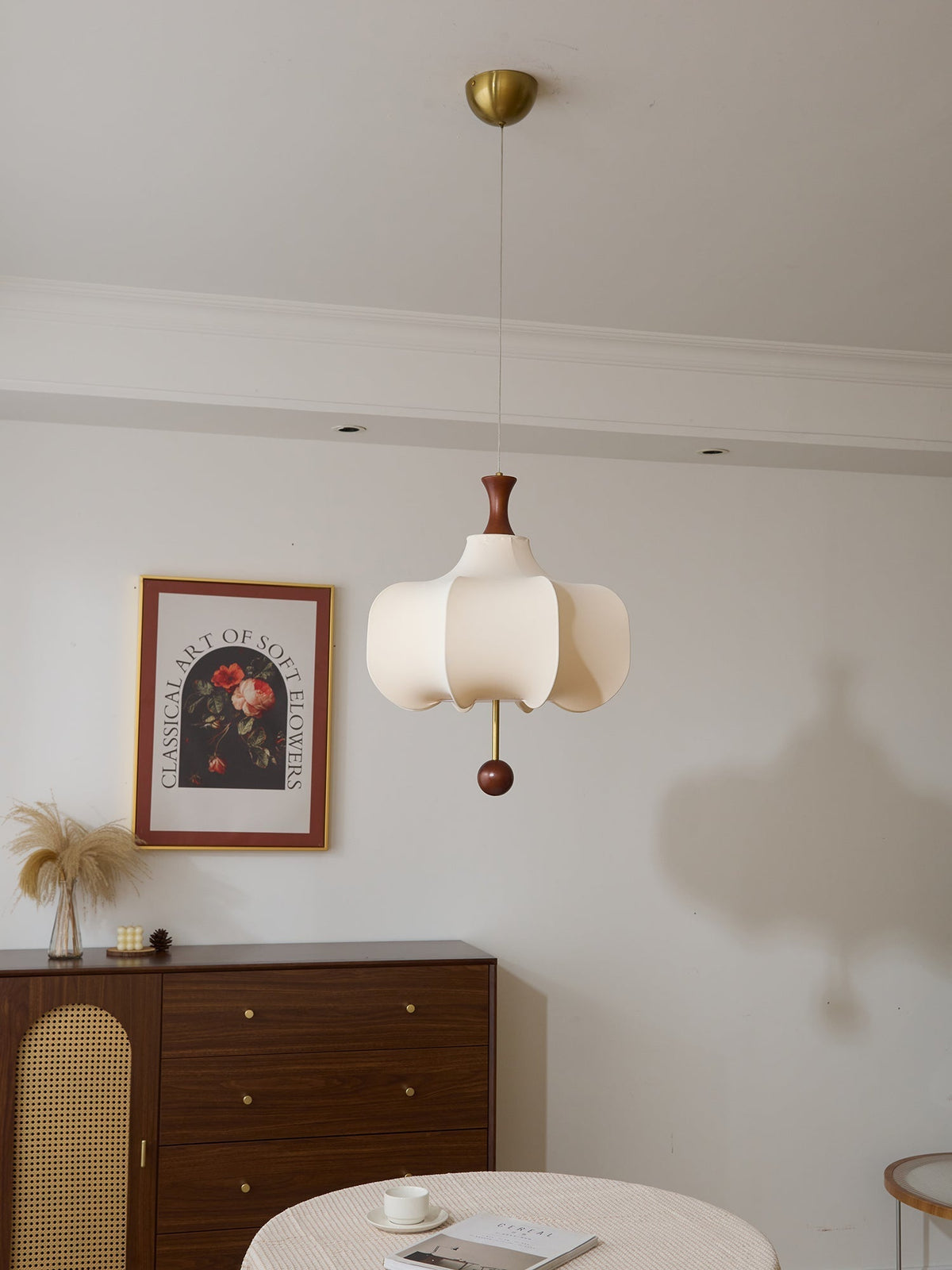 Venoryra Premium Elegance Cloud Pendelleuchte aus Holz