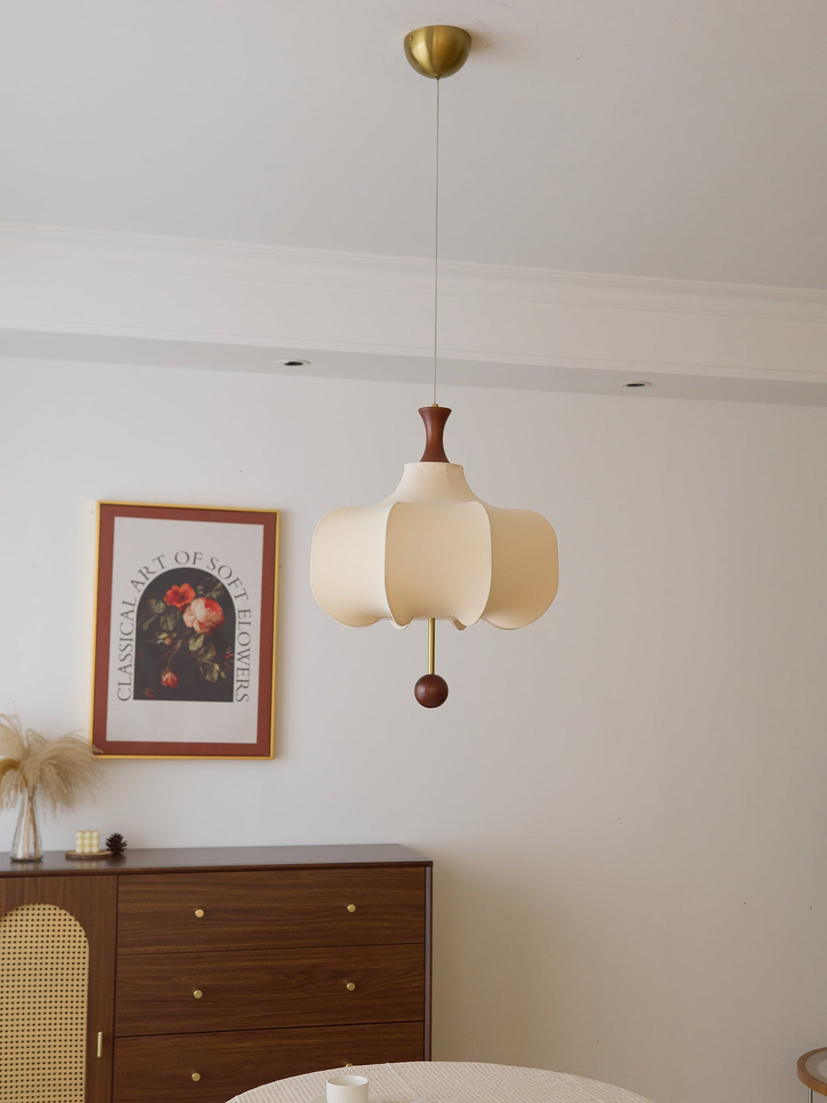 Venoryra Premium Elegance Cloud Pendelleuchte aus Holz