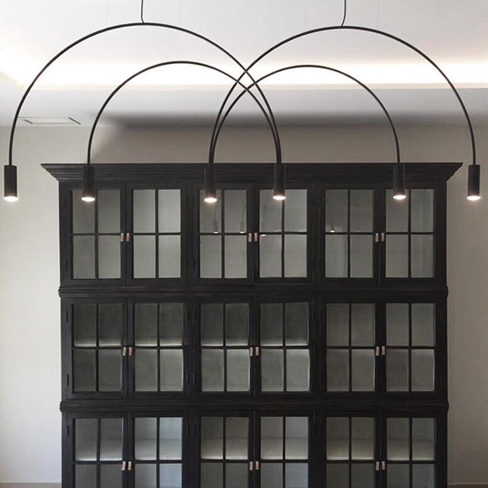 Noriel Pendelleuchte überlappende Zylinder Minimalistisch Esszimmer