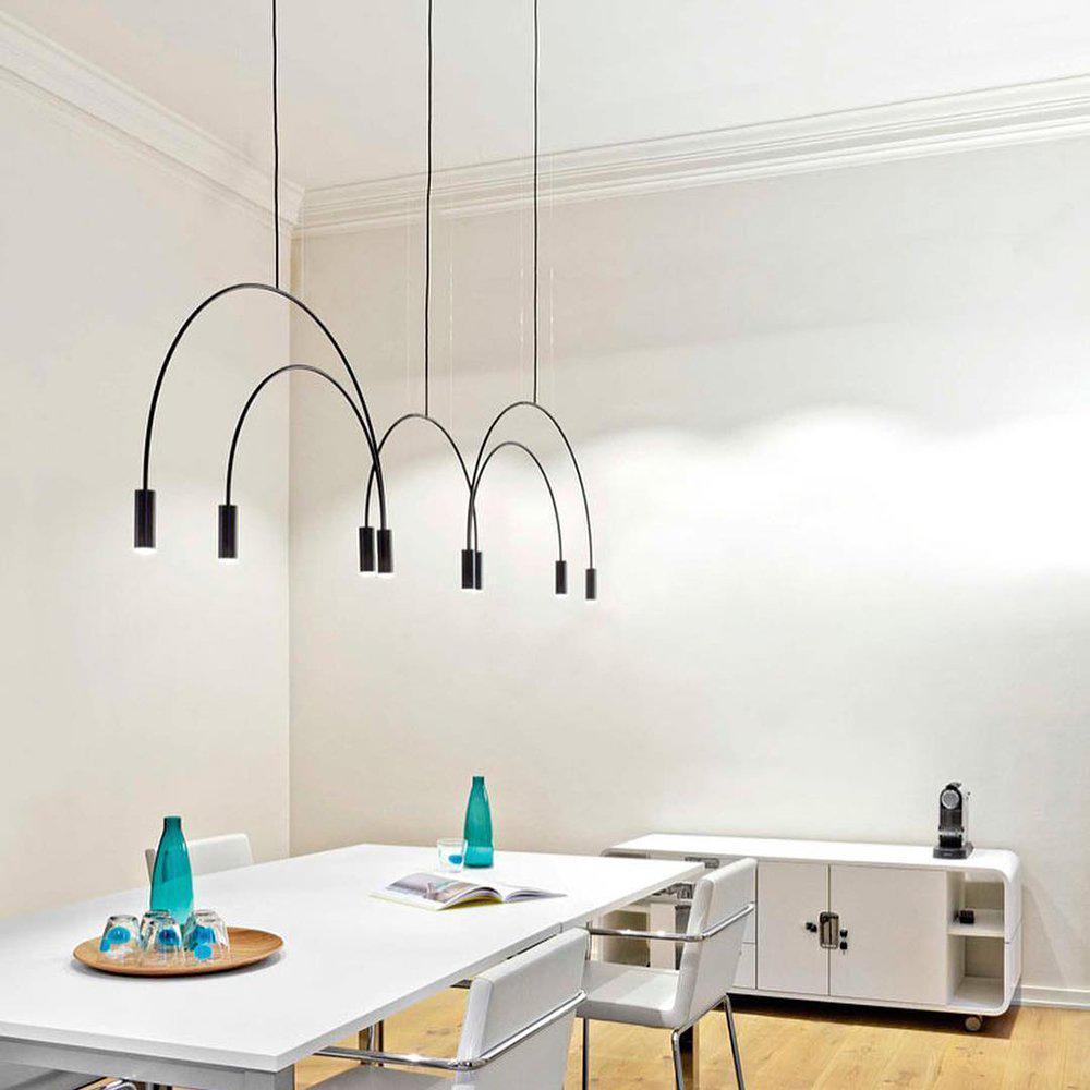 Noriel Pendelleuchte überlappende Zylinder Minimalistisch Esszimmer