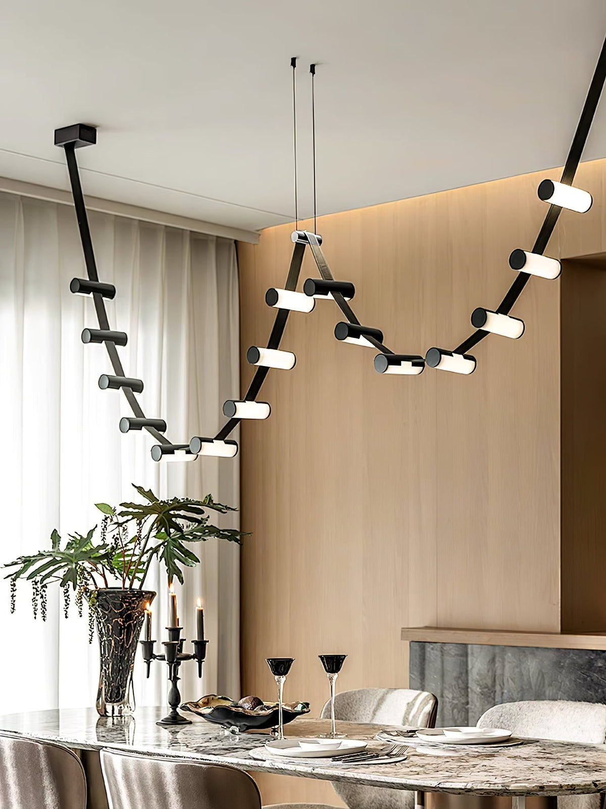 Flexura modulare Pendelleuchte mit Schienensystem