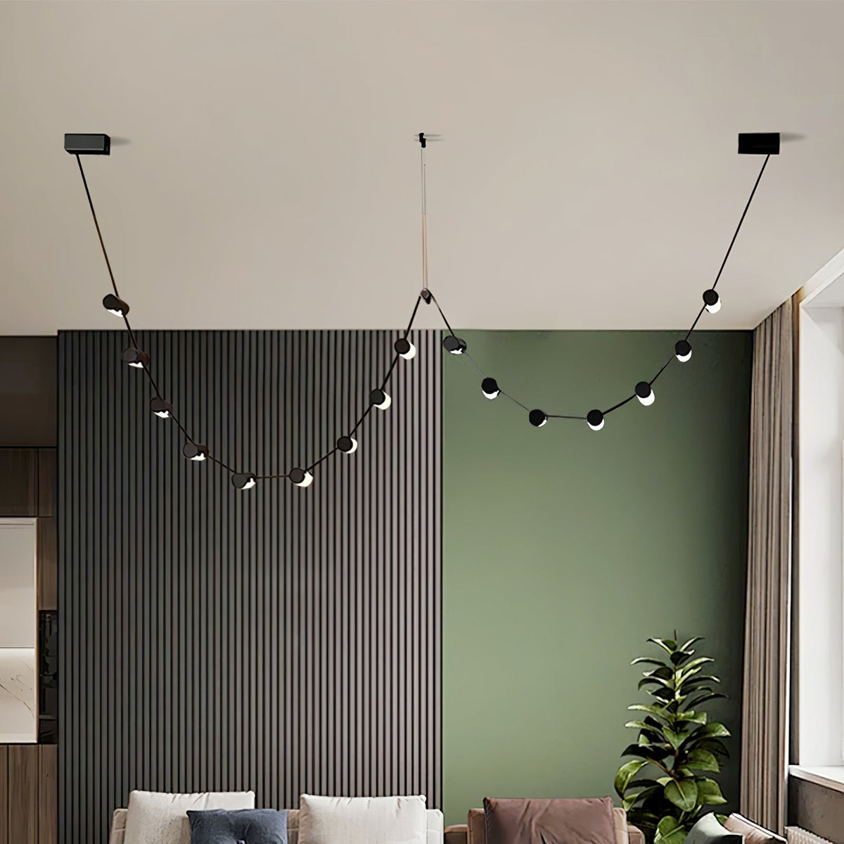 Flexura modulare Pendelleuchte mit Schienensystem