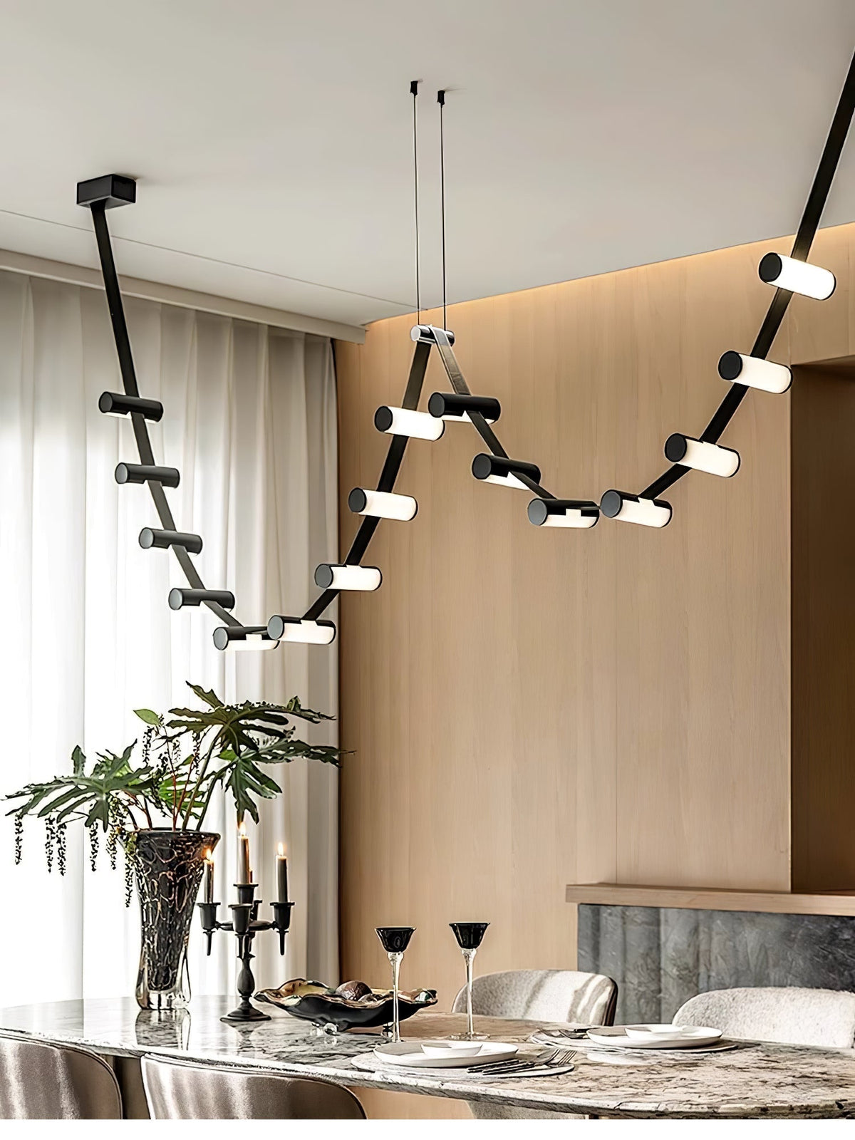 Flexura modulare Pendelleuchte mit Schienensystem