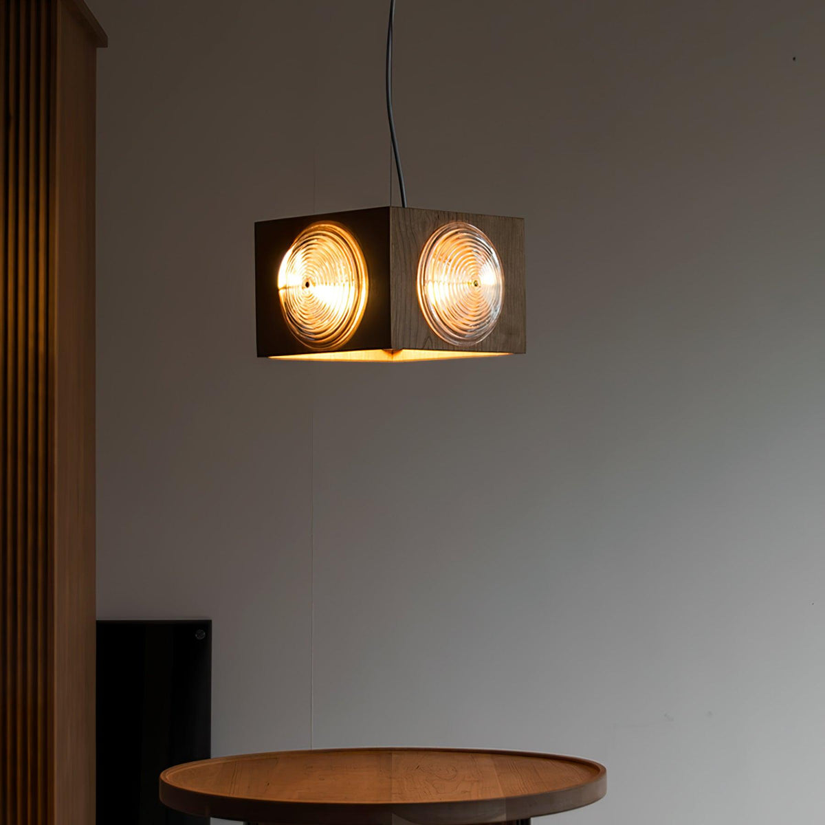 Allaeira Premium nordische Kunst Pendelleuchte aus Holz