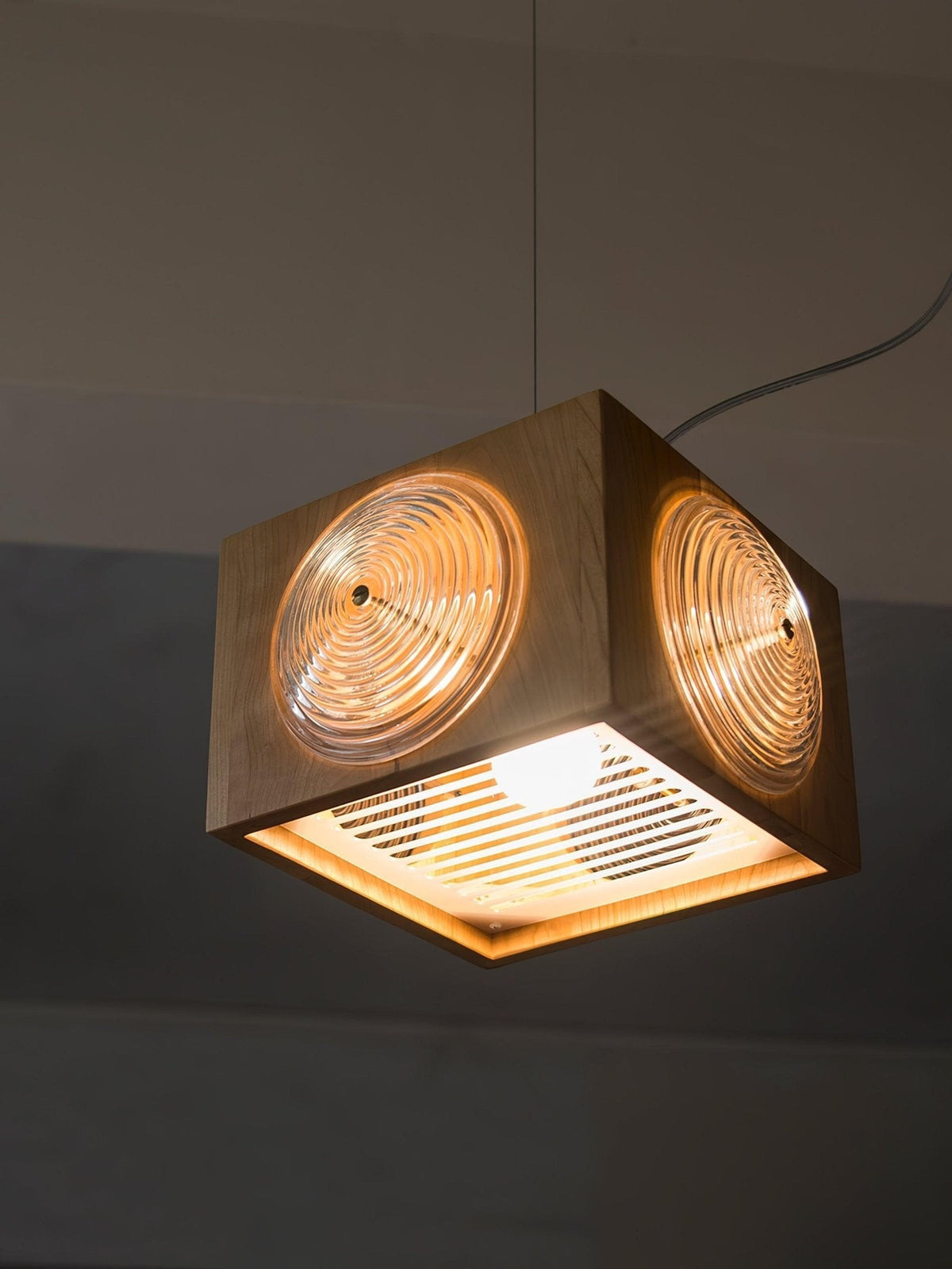 Allaeira Premium nordische Kunst Pendelleuchte aus Holz