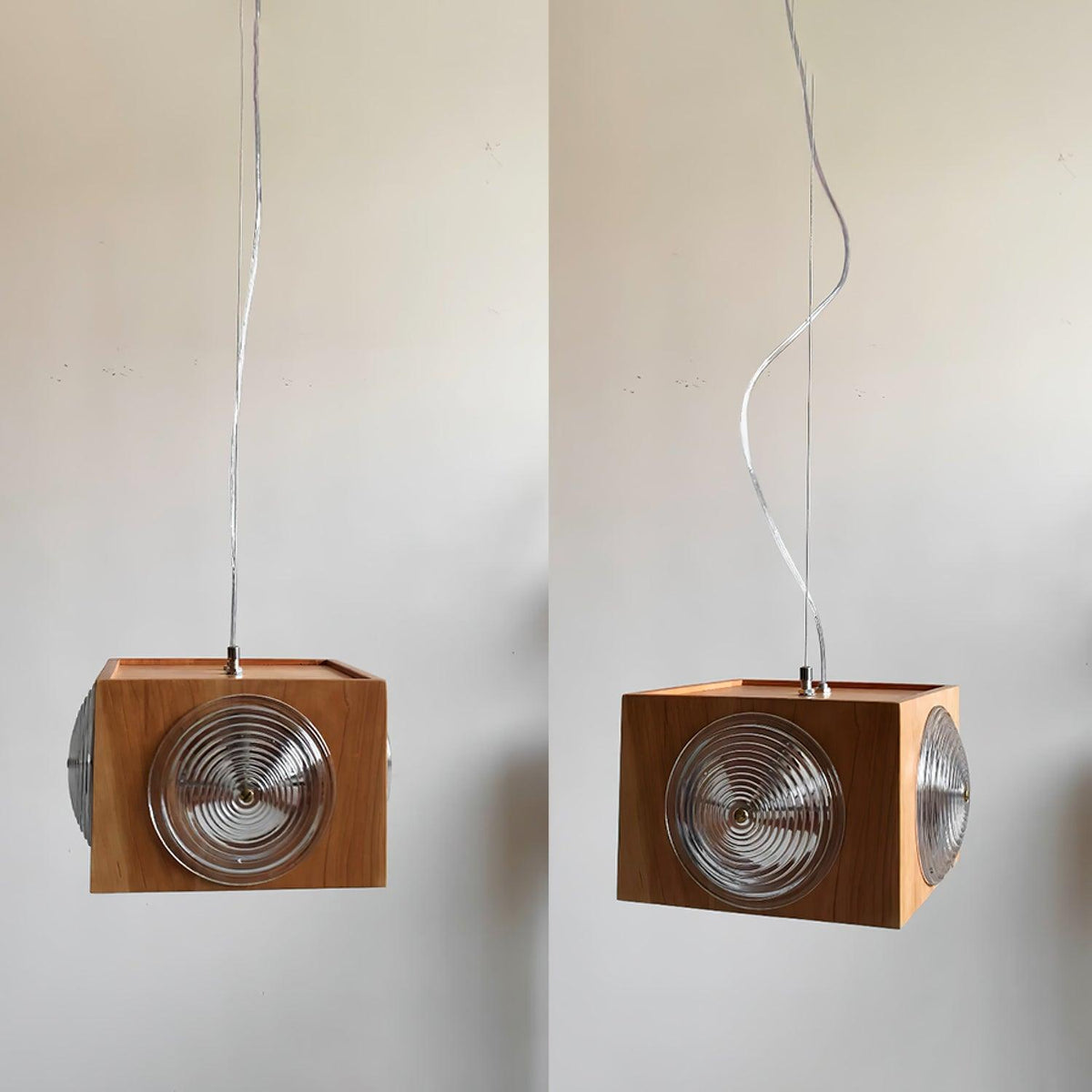 Allaeira Premium nordische Kunst Pendelleuchte aus Holz