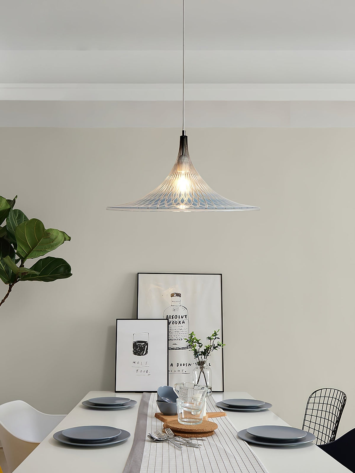 Calire Premium skandinavische Kunst-Pendelleuchte