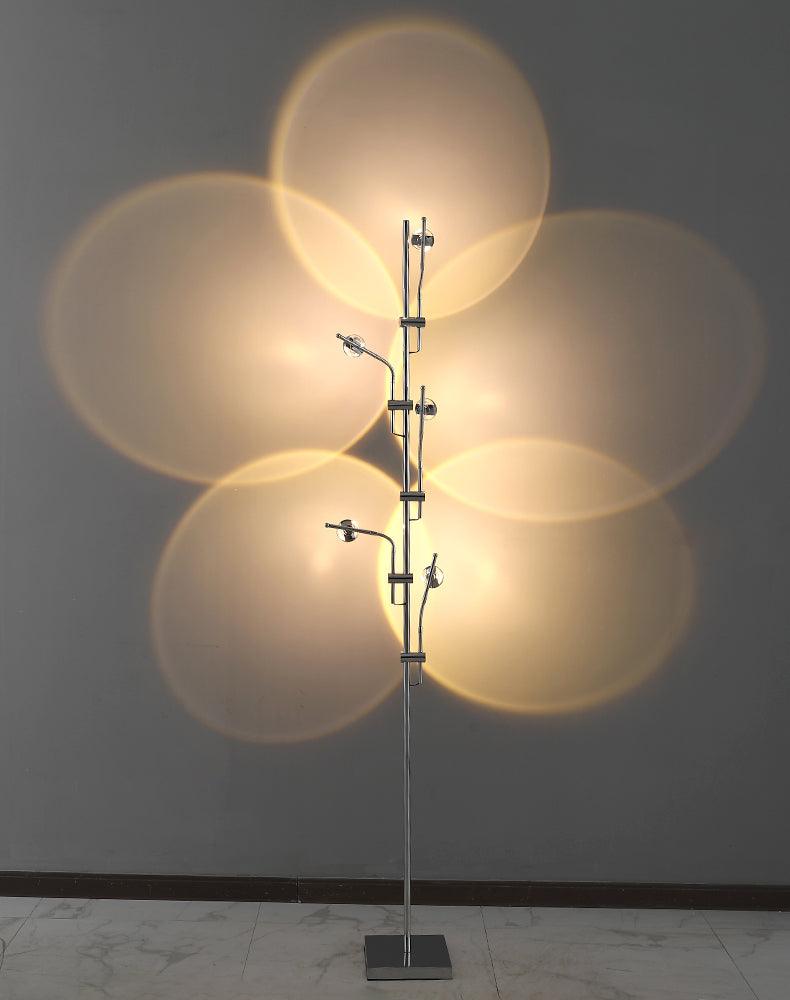 Receiv Stehleuchte Edelstahl minimalistisch klassisch für Wohnzimmer | Cielum
