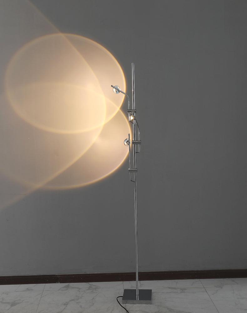 Receiv Stehleuchte Edelstahl minimalistisch klassisch für Wohnzimmer | Cielum