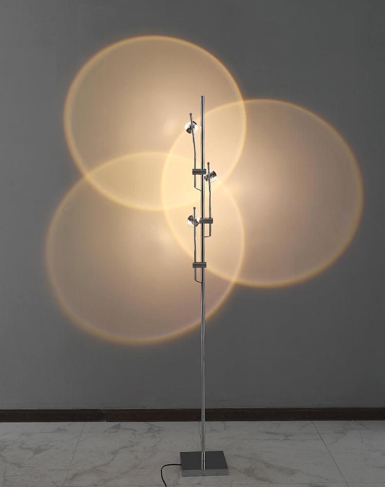 Receiv Stehleuchte Edelstahl minimalistisch klassisch für Wohnzimmer | Cielum