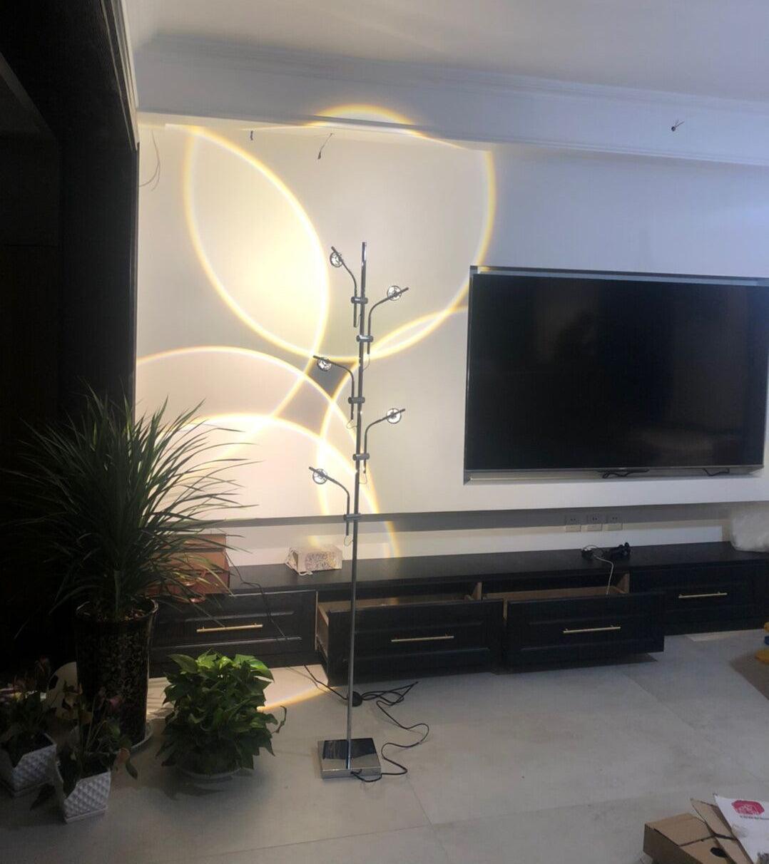 Receiv Stehleuchte Edelstahl minimalistisch klassisch für Wohnzimmer | Cielum
