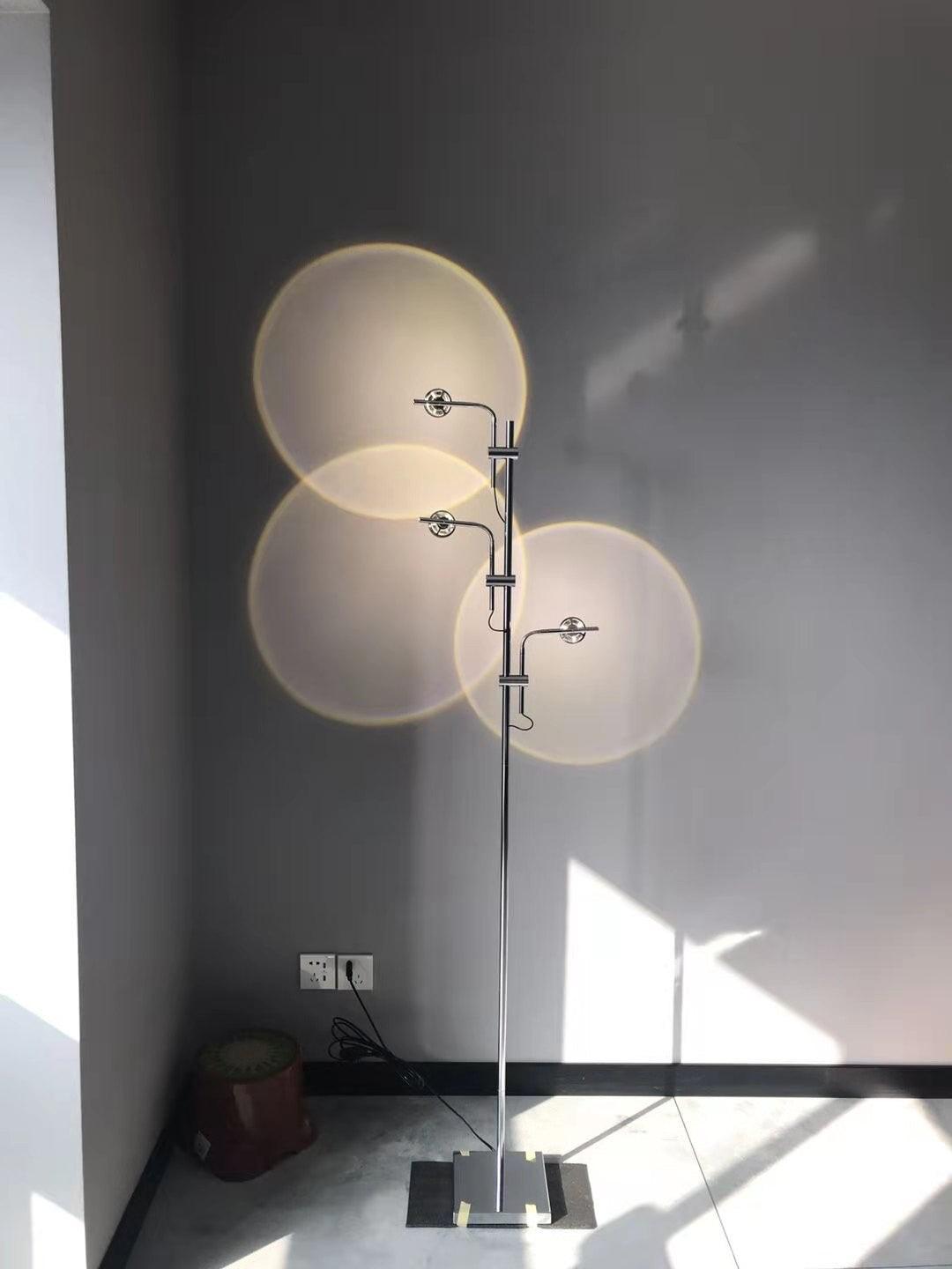 Receiv Stehleuchte Edelstahl minimalistisch klassisch für Wohnzimmer | Cielum