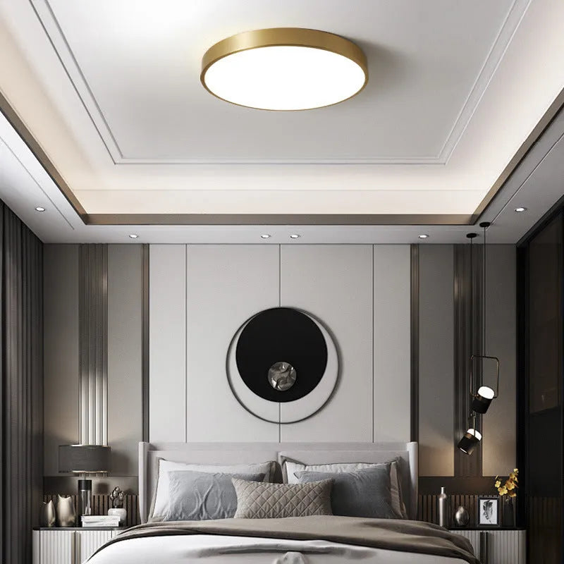 Arisha Modern Rund LED Deckenleuchte Metall Schlafzimmer Wohnzimmer Flur