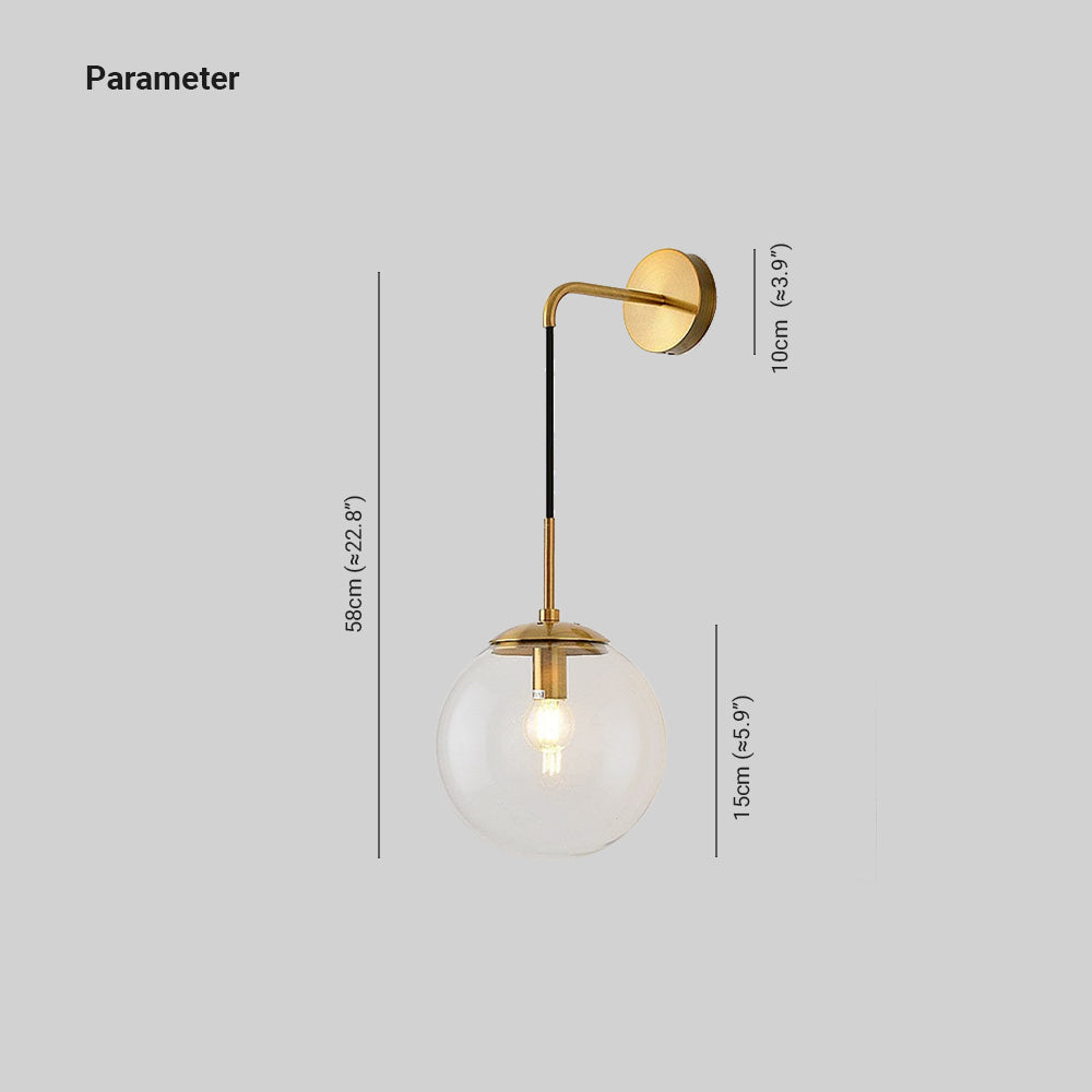 Valentina Modern LED Wandleuchten Innen Schwarz Ess/Wohnzimmer Glas