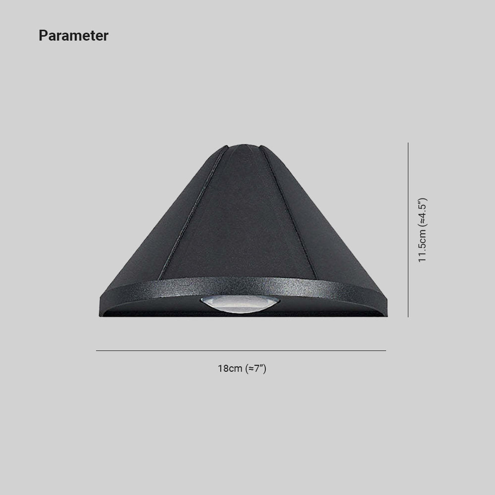 Ray Modern LED Außenwandleuchte Schwarz/Weiß Garten Metall