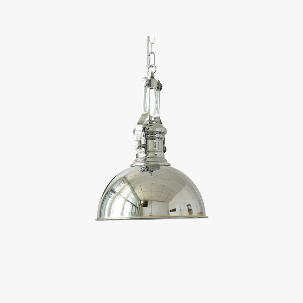 Silva Industrielle LED Pendelleuchte Chrom Metall Wohn/Schlafzimmer
