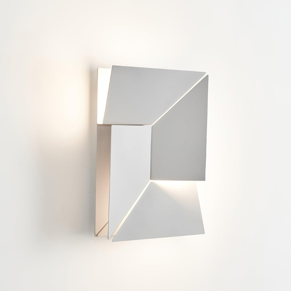 Wandleuchte 3D Geometric Panels Layered Light Art mit Fernbedienung Dimmung modern
