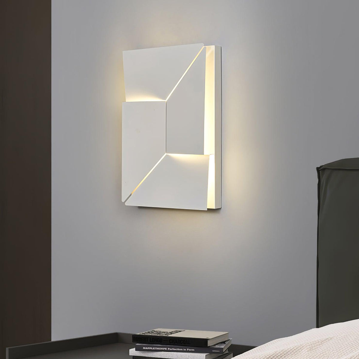 Wandleuchte 3D Geometric Panels Layered Light Art mit Fernbedienung Dimmung modern