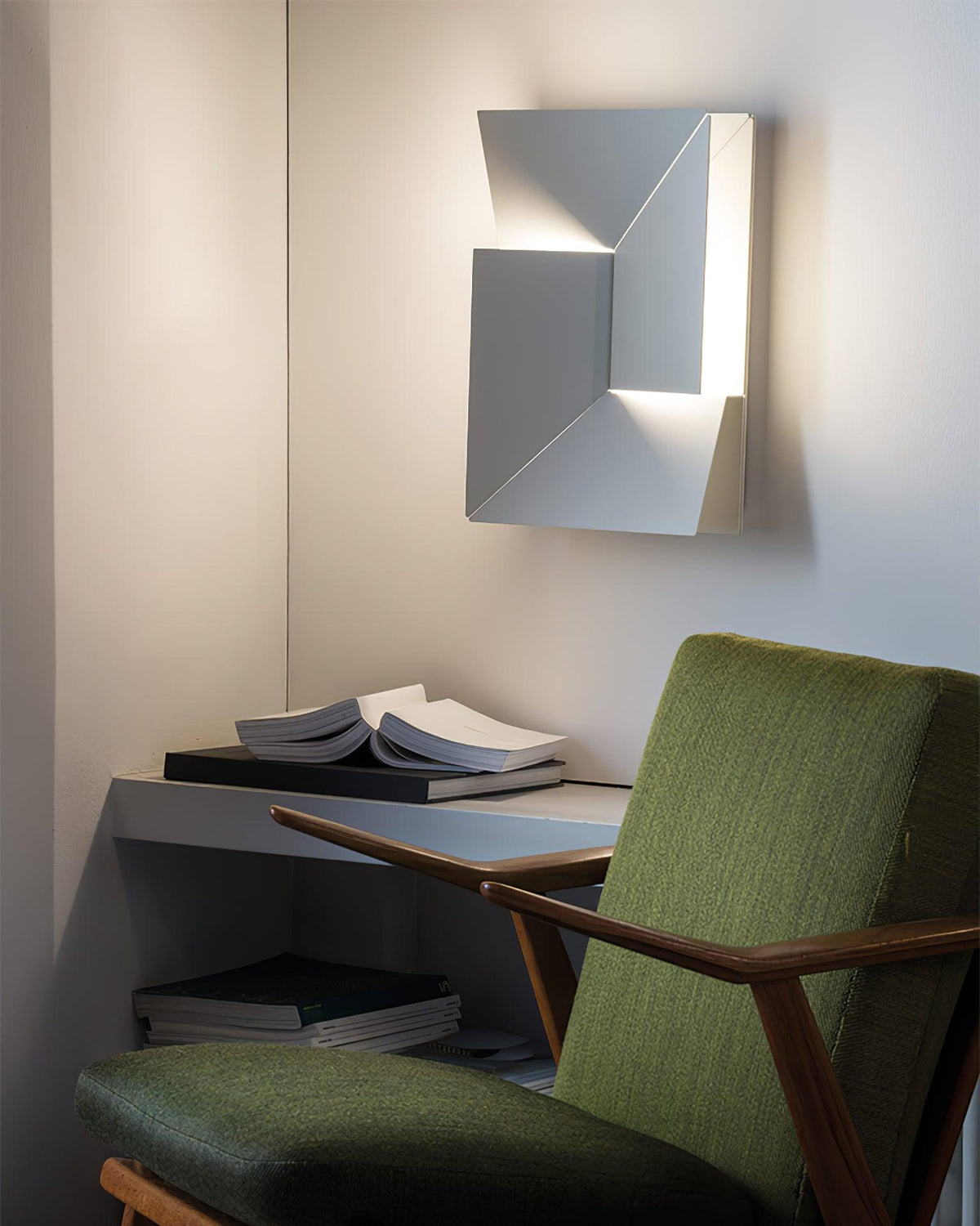 Wandleuchte 3D Geometric Panels Layered Light Art mit Fernbedienung Dimmung modern