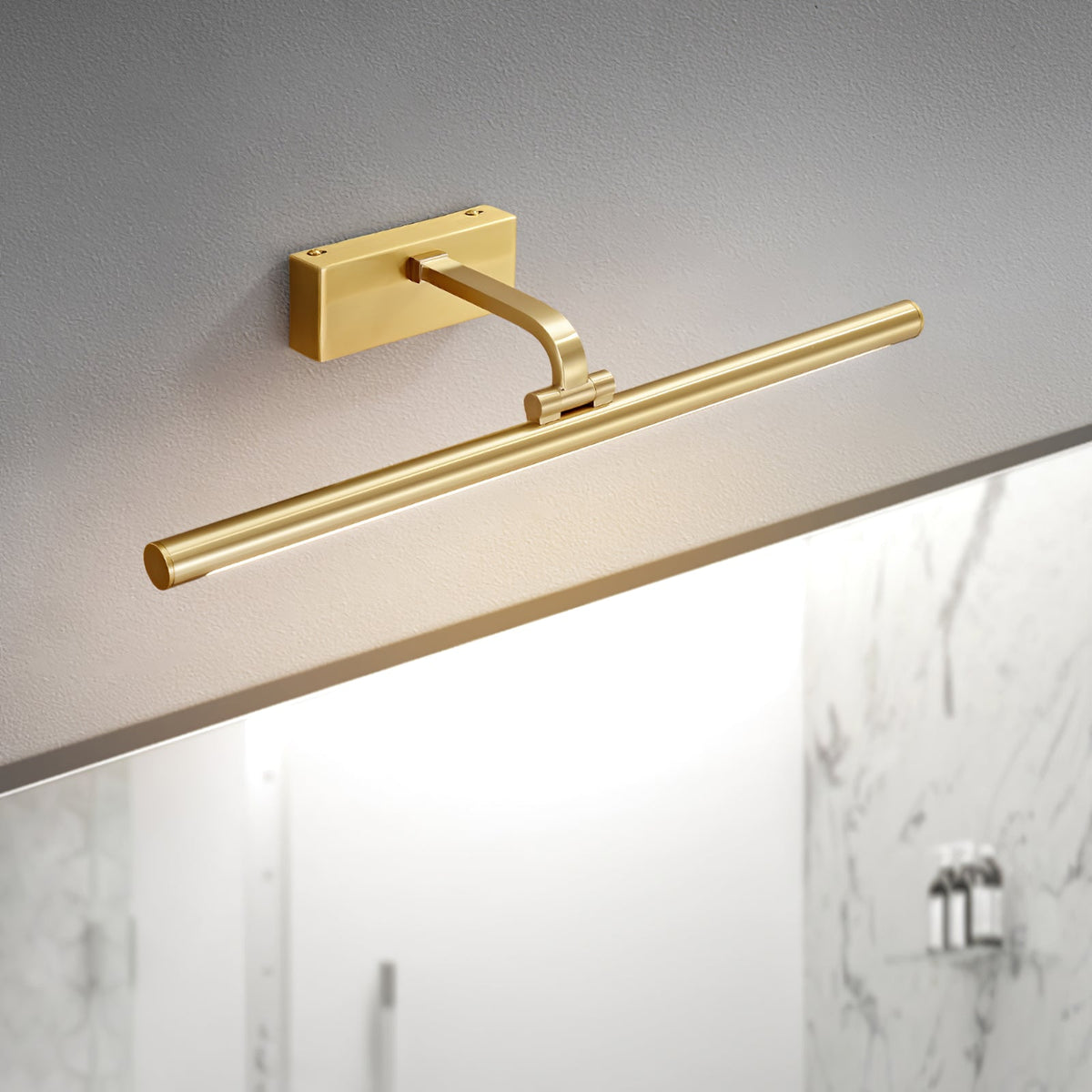 Tevelo Messing Minimalistische Wandleuchte