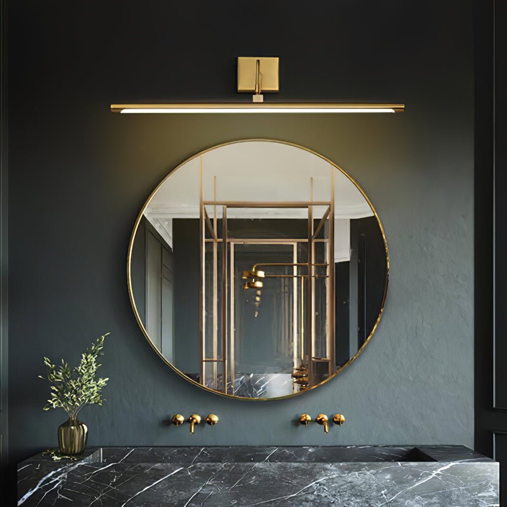 Tevelo Messing Minimalistische Wandleuchte