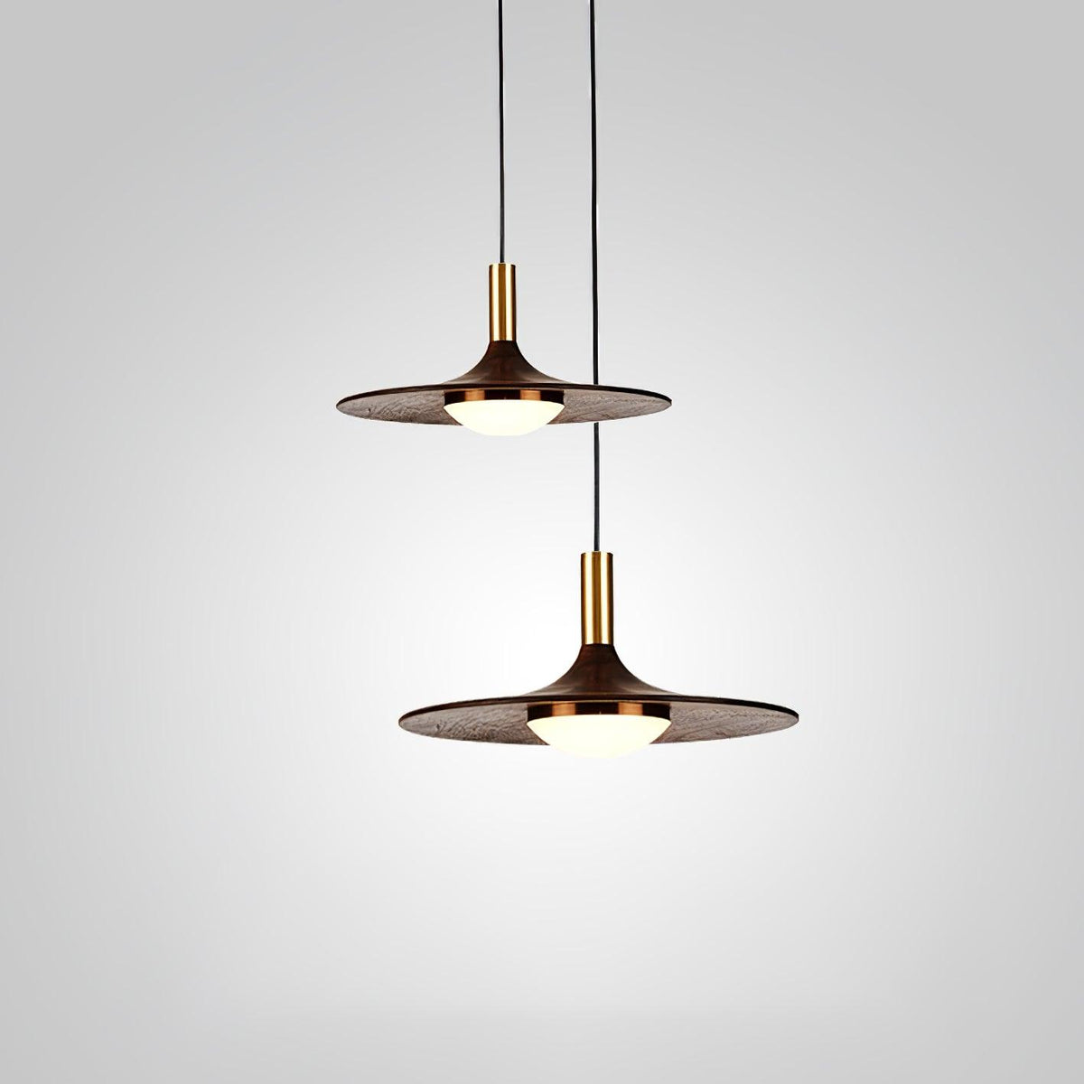 Blythe moderne Pendelleuchte aus Holz
