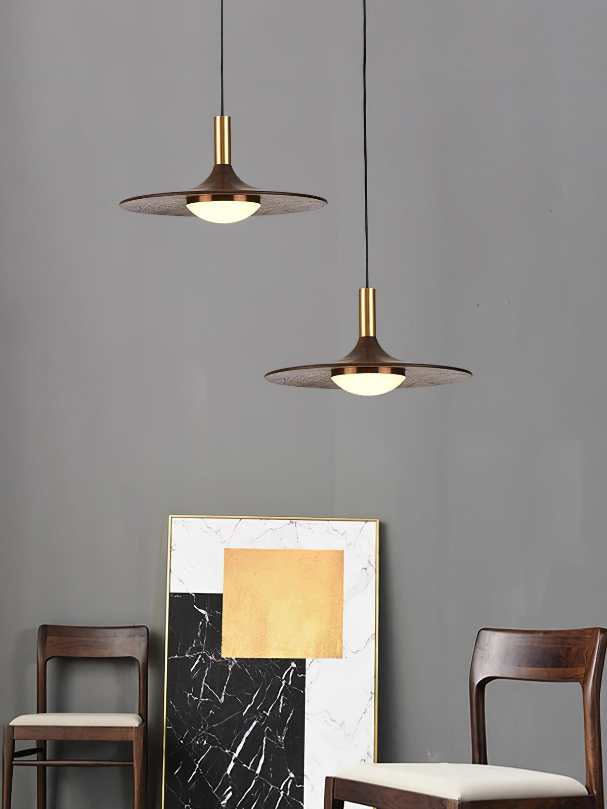 Blythe moderne Pendelleuchte aus Holz