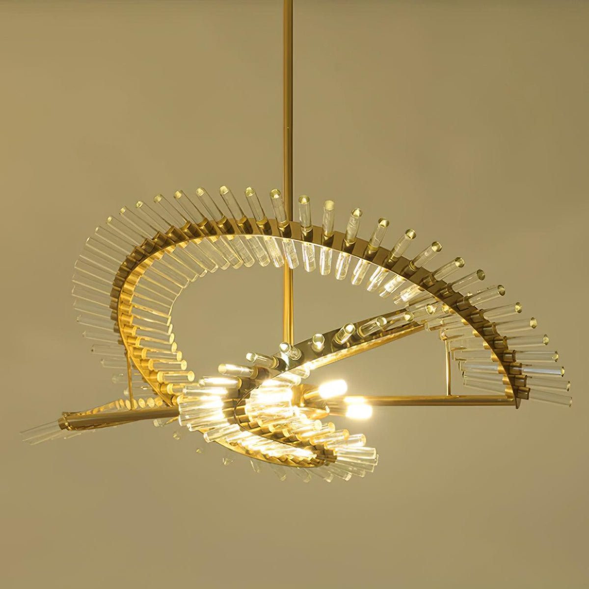 Velaine Kronleuchter aus Glas