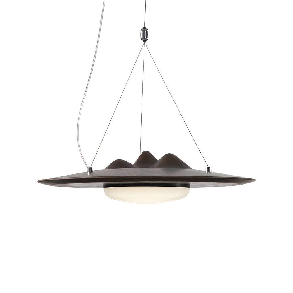 Vathea Premium Nordische Kunst-Holz-Pendelleuchte