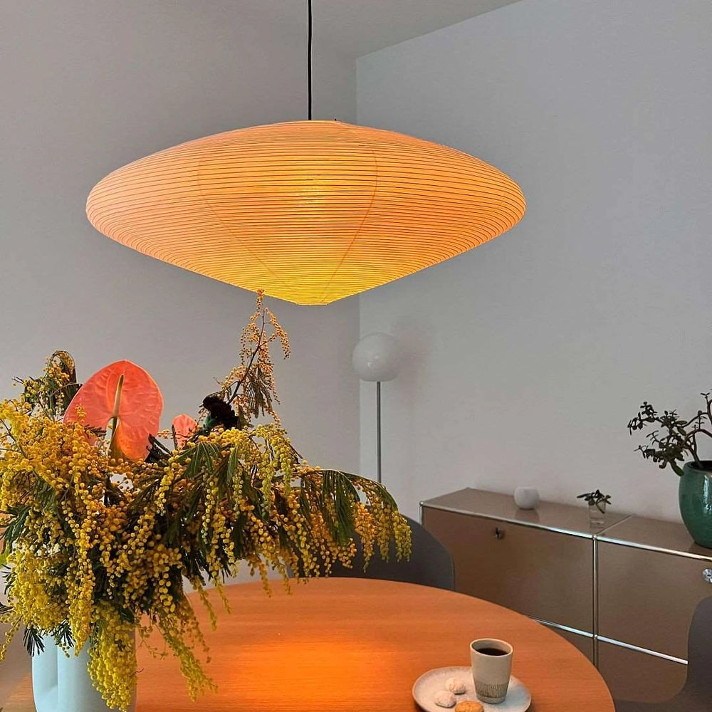 Piaiviella Pendelleuchte aus Washi-Papier für Wohnzimmer