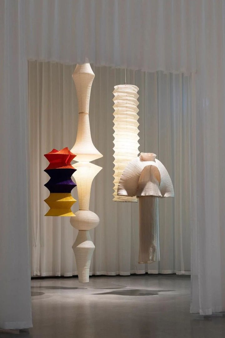 Lunalelia Kunst-Pendelleuchte aus Papier