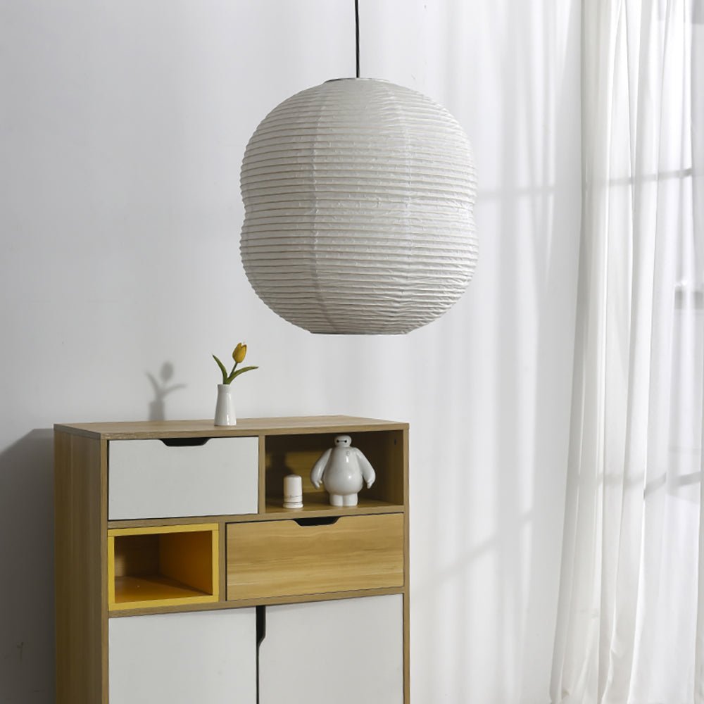 Nivelelle Minimalistische Pendelleuchte aus Reispapier