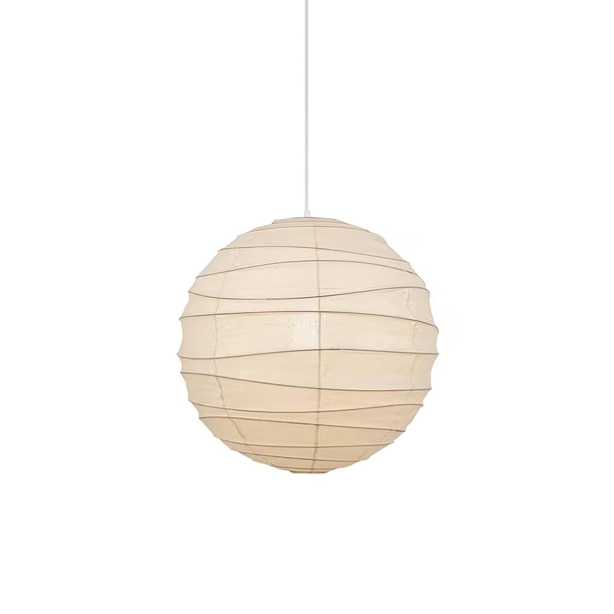 Lunalora Papier-Vintage-Pendelleuchte aus Seidenpapier
