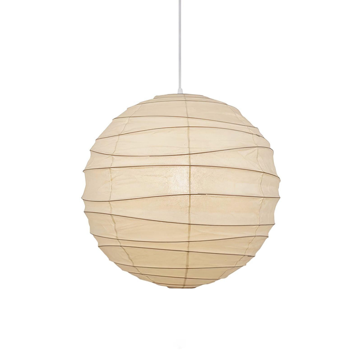 Lunalora Papier-Vintage-Pendelleuchte aus Seidenpapier