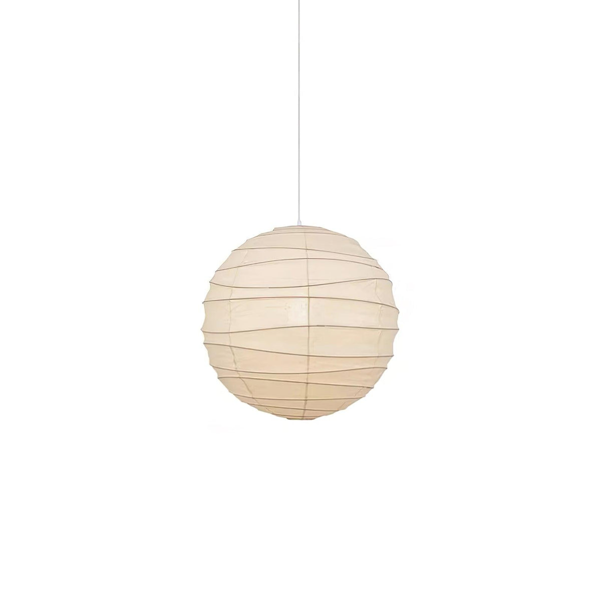 Lunalora Papier-Vintage-Pendelleuchte aus Seidenpapier