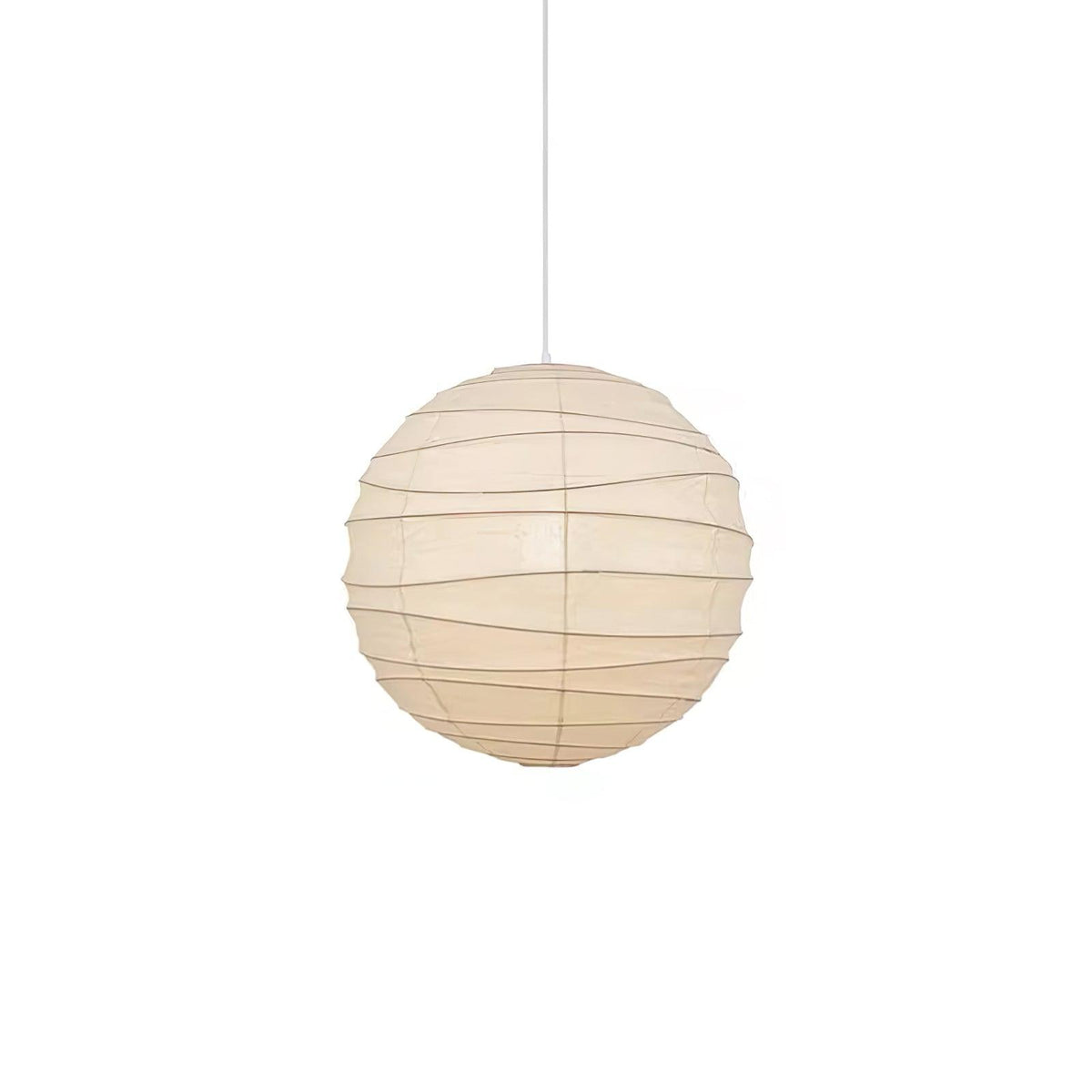 Lunalora Papier-Vintage-Pendelleuchte aus Seidenpapier