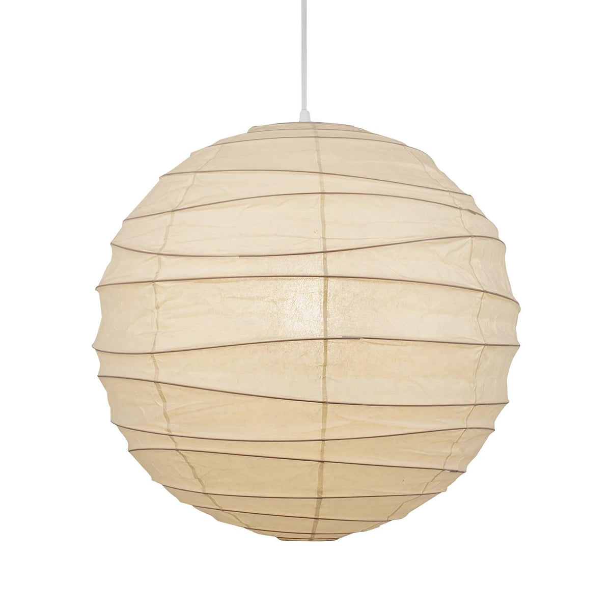 Lunalora Papier-Vintage-Pendelleuchte aus Seidenpapier